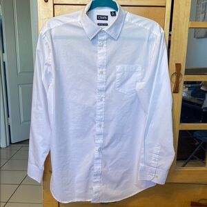 Chaps Men's Classic White Dress Shirt